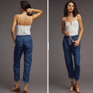 Pilcro cottage utility drawstring pants